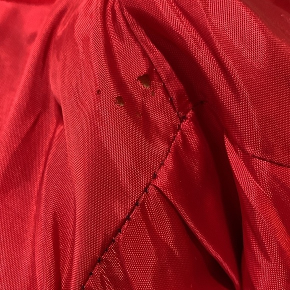 Vintage Lady Suzette women’s long, red peacoat - Picture 11 of 11